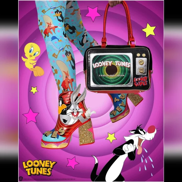 Irregular Choice® x Looney Tunes™ That's All Folks! Platform Boots | 7.5 - Picture 12 of 13